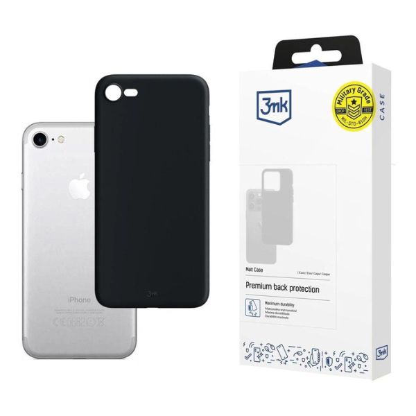 3MK Matt Dėklas Apple iPhone 7/8 juodos spalvos aprašymas - Prekės nuotrauka 3MK Matt Dėklas Apple iPhone 7/8 juodos spalvos aprašymas - Prekės nuotrauka