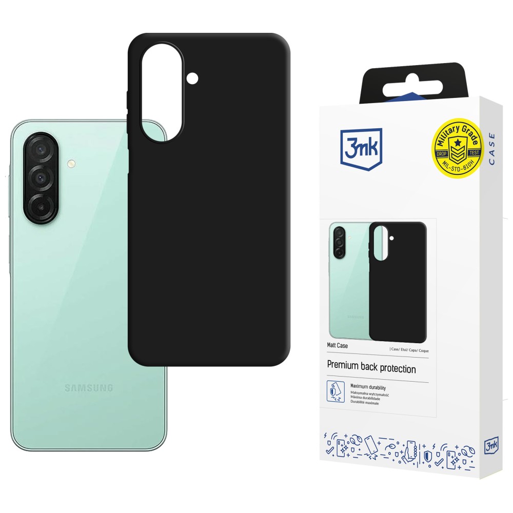 3MK Matt dėklas skirtas Samsung Galaxy A27 5G juodos spalvos aprašymas - Prekės nuotrauka 3MK Matt dėklas skirtas Samsung Galaxy A27 5G juodos spalvos aprašymas - Prekės nuotrauka