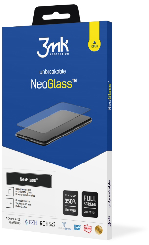 3MK NeoGlass Xiaomi Redmi Note 11Pro 5G/Pro+ 5G juodas aprašymas - Prekės nuotrauka