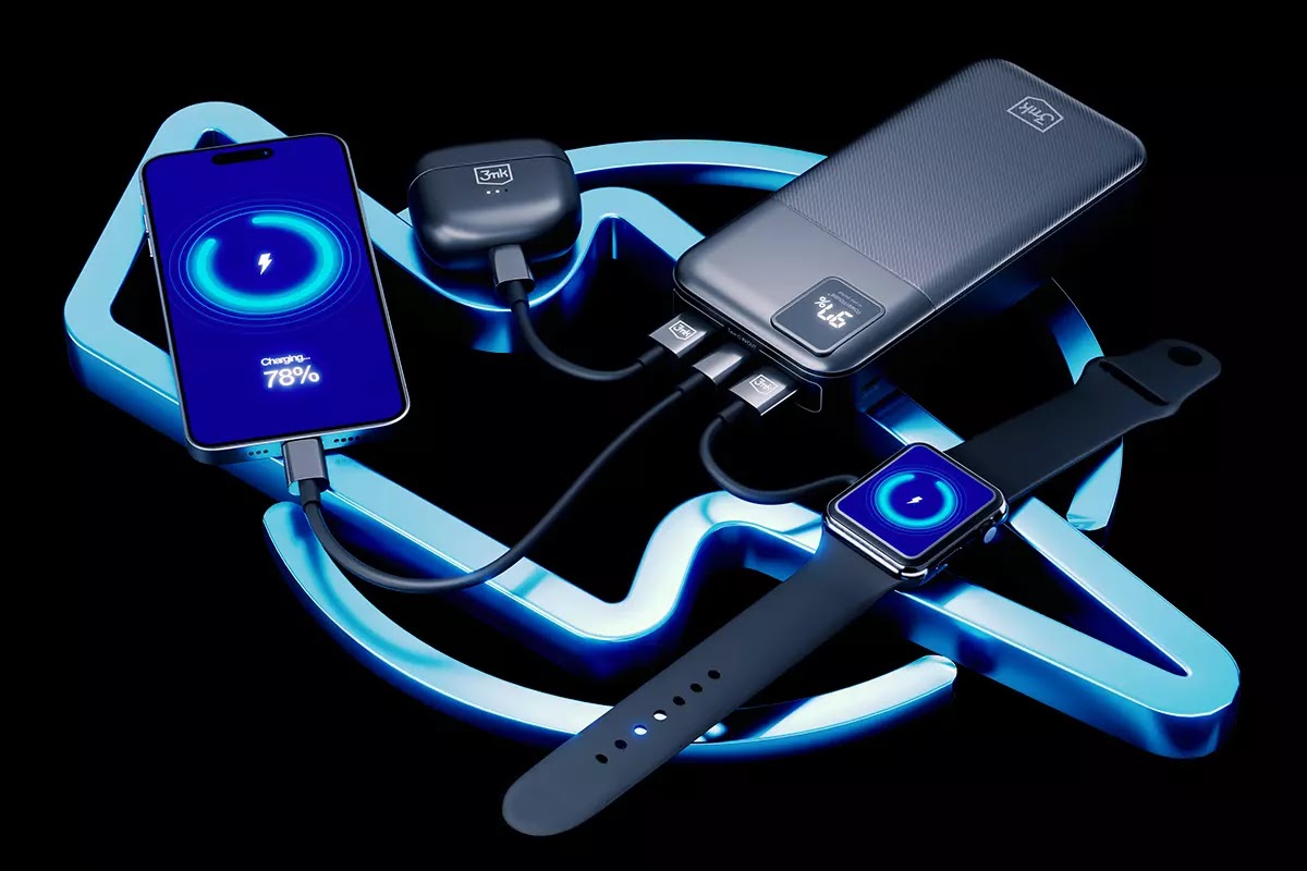 3MK PowerHouse 20000 mAh PowerbankMulti Charge QC+PD Pass-Through aprašymas - Prekės nuotrauka