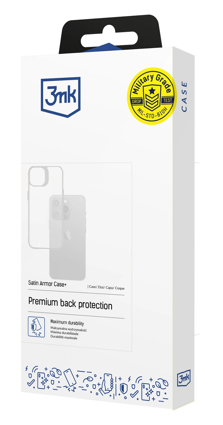 3MK Satin Armor+ Samsung Galaxy A55 5G dėklas telefonui žalios spalvos aprašymas - Prekės nuotrauka