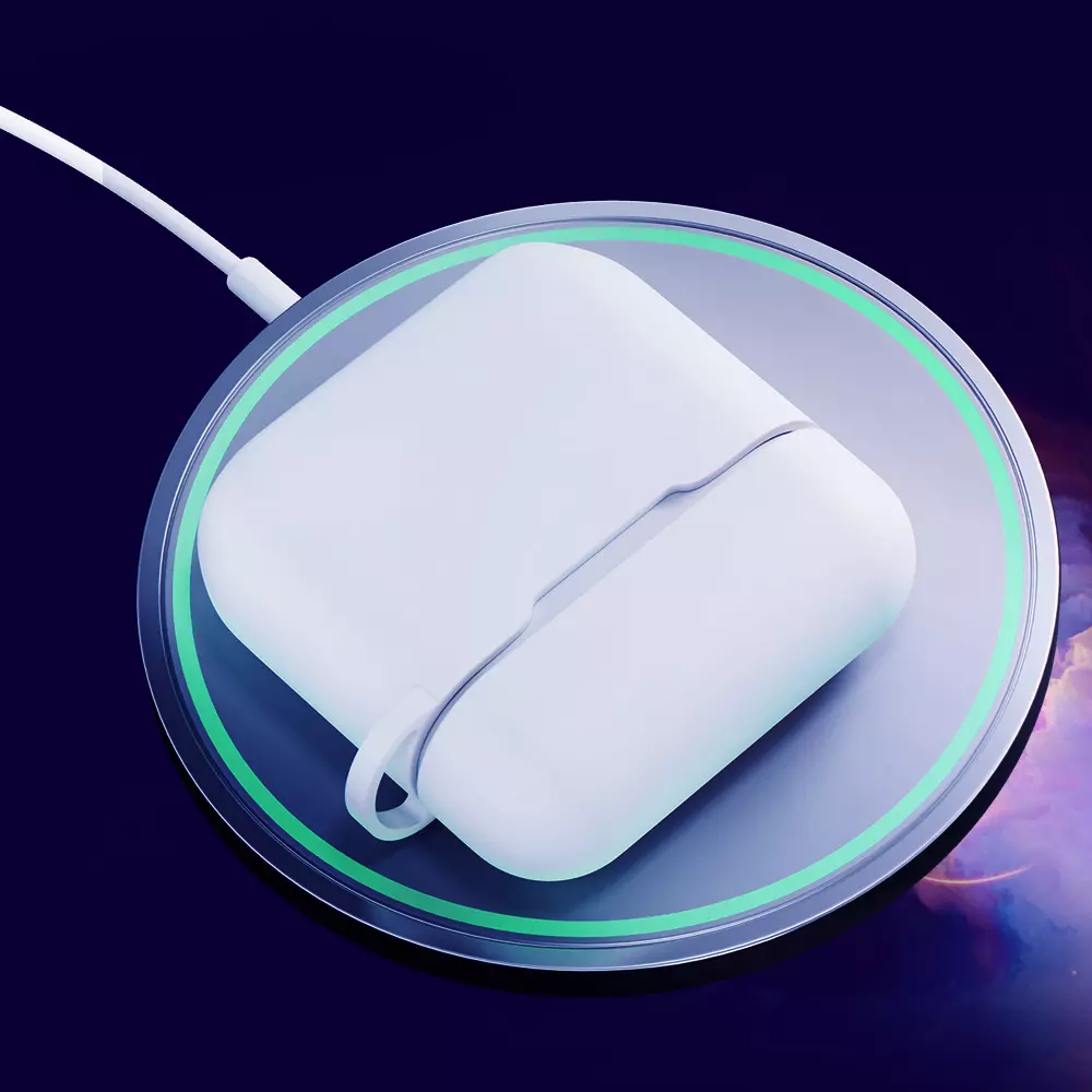 3MK Silicon dėklas AirPods Pro+ karabinas aprašymas - Prekės nuotrauka