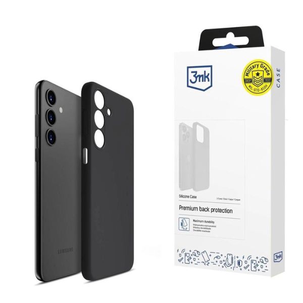 3MK Silicone Dėklas Samsung Galaxy A15 5G A156 juodos spalvos aprašymas - Prekės nuotrauka