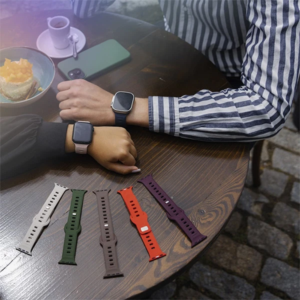 3MK silikoninis laikrodžio dirželis, smėlio spalvos, skirtas „Apple Watch 42/44/45/49 mm“ aprašymas - Prekės nuotrauka 3MK silikoninis laikrodžio dirželis, smėlio spalvos, skirtas „Apple Watch 42/44/45/49 mm“ aprašymas - Prekės nuotrauka