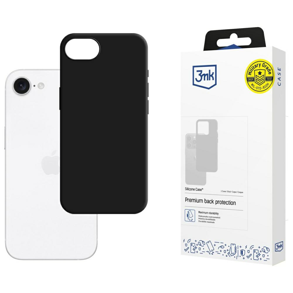 3MK silikoninis dėklas iPhone 16e / 17e aprašymas - Prekės nuotrauka