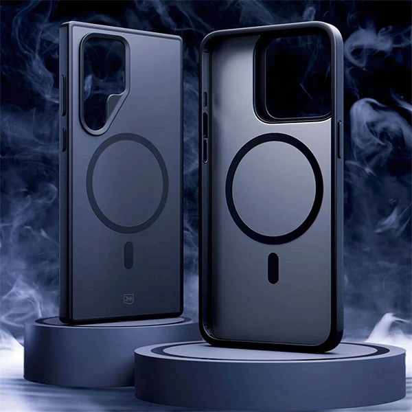 Dėklas 3MK Smoke MagCase Samsung Galaxy S23 Ultra S918 aprašymas - Prekės nuotrauka