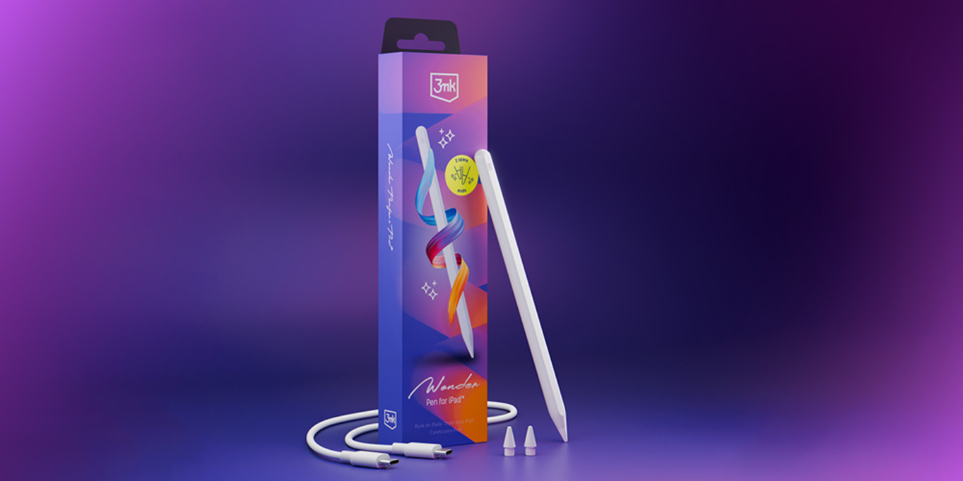 3MK Wonder Pen magnetinis USB-C rašiklis, skirtas iPad aprašymas - Prekės nuotrauka
