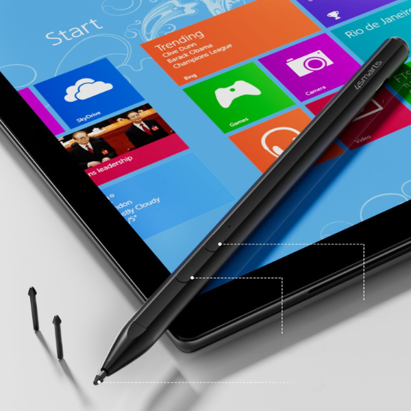 4smarts Active Stylus Pen MPP rašiklis, skirtas Surface, juodas aprašymas - Prekės nuotrauka