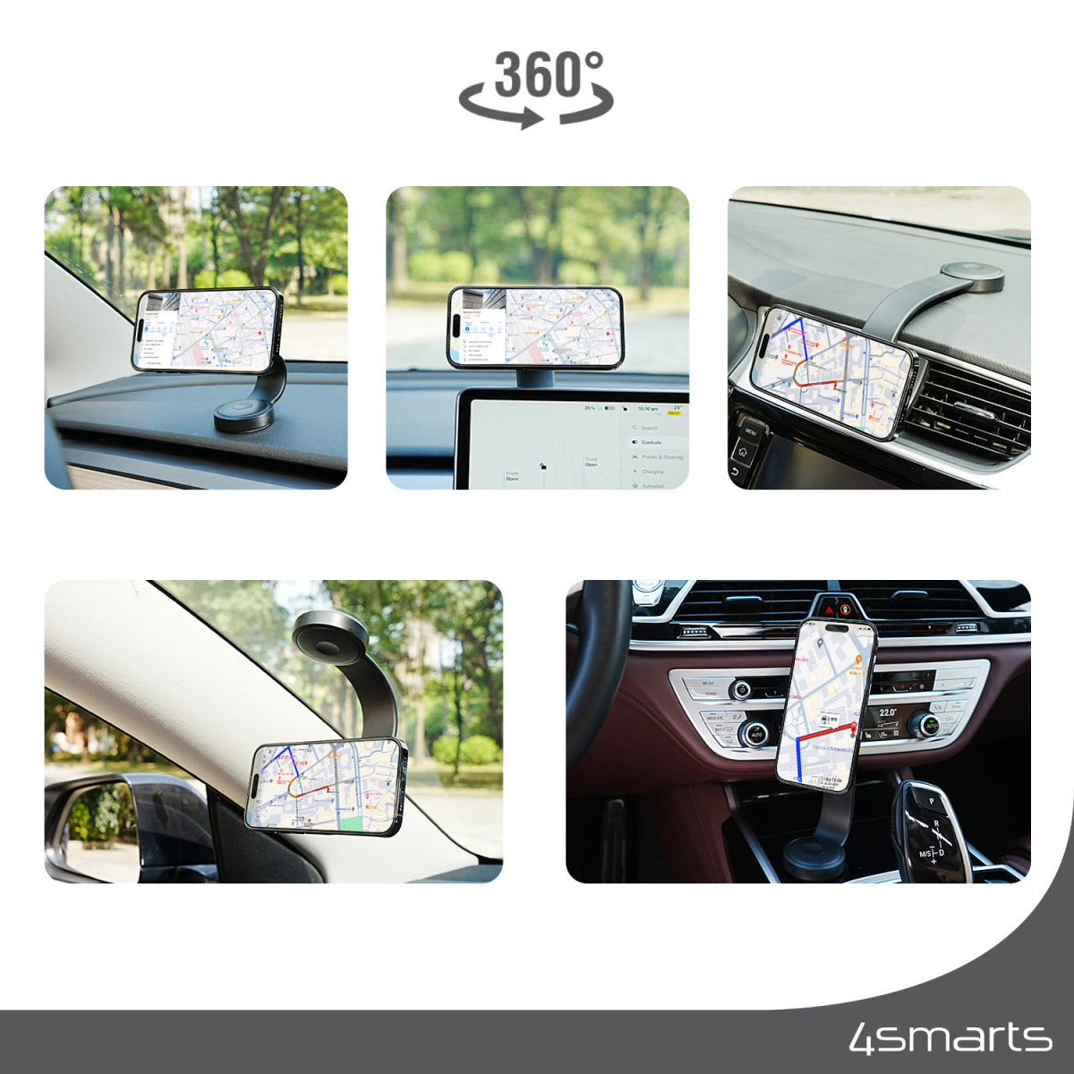 Prekės ženklas Undefined 4smarts Ład. indukcinė automobilinis įkrovimas 15W + kroviklis samochodowa pilka/pilkas 540988 aprašymas - Prekės nuotrauka Prekės ženklas Undefined 4smarts Ład. indukcinė automobilinis įkrovimas 15W + kroviklis samochodowa pilka/pilkas 540988 aprašymas - Prekės nuotrauka