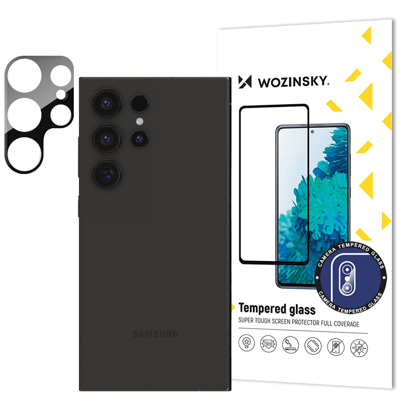 9H grūdintas stiklas Wozinsky Visas fotoaparato stiklas Samsung Galaxy S24 Ultra aprašymas - Prekės nuotrauka 9H grūdintas stiklas Wozinsky Visas fotoaparato stiklas Samsung Galaxy S24 Ultra aprašymas - Prekės nuotrauka