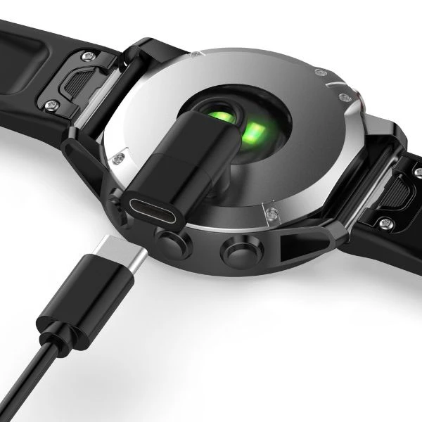 Adapteris USB-C Beline laikrodžio įkrovimui Garmin juodos spalvos aprašymas - Prekės nuotrauka