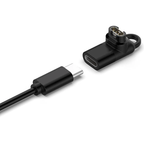 Adapteris USB-C Beline laikrodžio įkrovimui Garmin juodos spalvos aprašymas - Prekės nuotrauka