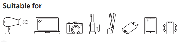 Adapteris Schuko kištukas – universalus lizdas 230V 16A su USB + USB-C 20W SKROSS aprašymas - Prekės nuotrauka