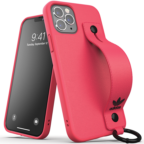 Adidas OR rankos dirželio dėklas iPhone 12/12Pro 6,1″ rožinės spalvos 42397 aprašymas - Prekės nuotrauka