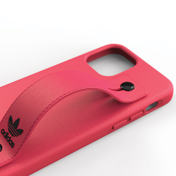 Adidas OR rankos dirželio dėklas iPhone 12/12Pro 6,1″ rožinės spalvos 42397 aprašymas - Prekės nuotrauka