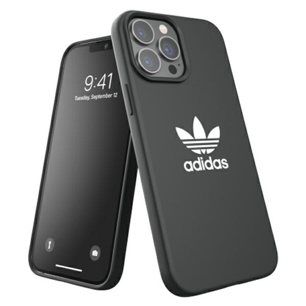 Adidas OR silikoninis dėklas iPhone 13 Pro Max 6,7″ juodos spalvos 47150 aprašymas - Prekės nuotrauka