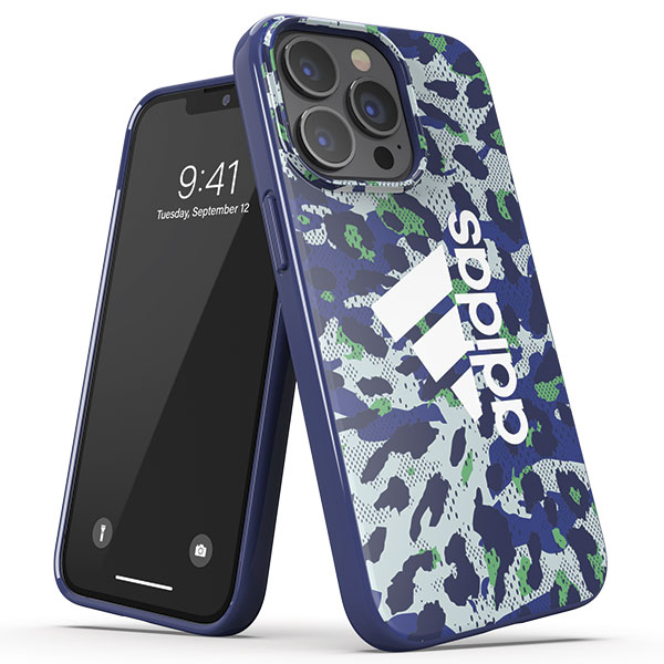 Adidas OR Snap Dėklas Leopard Apple iPhone 13/13 Pro 6,1″ mėlynas 47260 aprašymas - Prekės nuotrauka