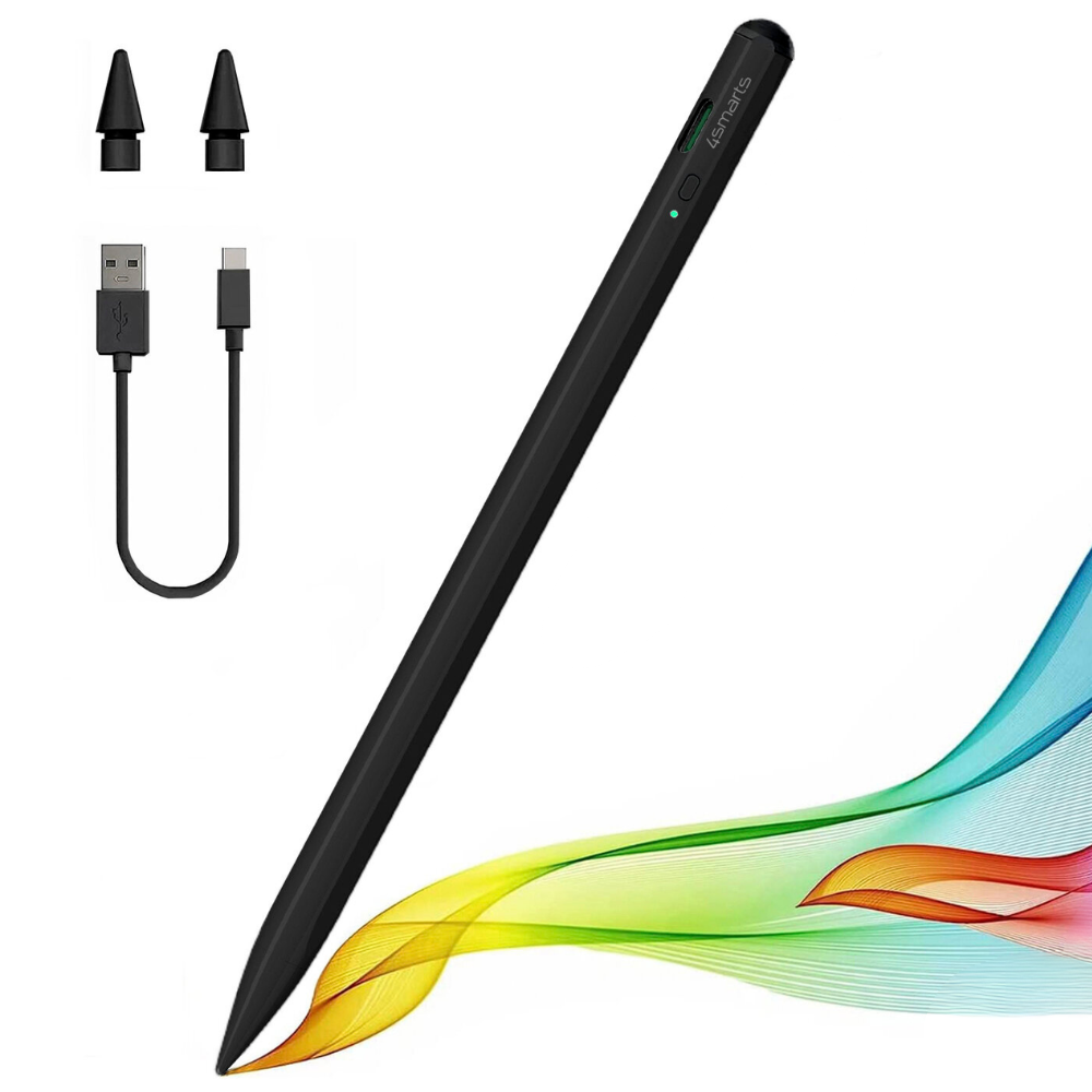 Aktyvus rašiklis 4smarts Active Stylus Pro 3 juodas aprašymas - Prekės nuotrauka