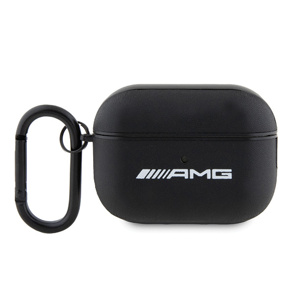 Mercedes AMG AMAP2SLWK AirPods Pro 2 (2022/2023) dėklas juodos spalvos Leather with baltos spalvos Logo aprašymas - Prekės nuotrauka