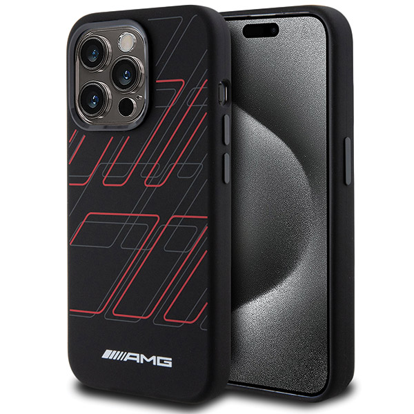 Mercedes AMG AMHMP15S23SSPK Apple iPhone 15 / 14 / 13 6.1″ juodos spalvos kietas dėklas with Silicone Large Rhombuses Pattern and aprašymas - Prekės nuotrauka Mercedes AMG AMHMP15S23SSPK Apple iPhone 15 / 14 / 13 6.1″ juodos spalvos kietas dėklas with Silicone Large Rhombuses Pattern and aprašymas - Prekės nuotrauka