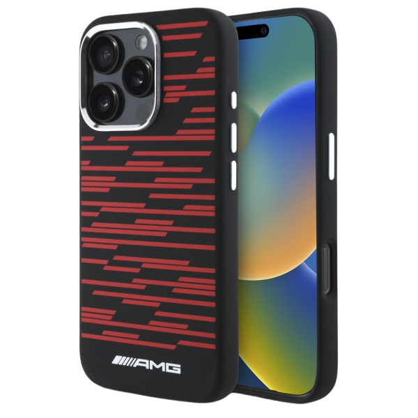 Mercedes AMG AMHMP16L24SSRRK Apple iPhone 16 Pro 6.3″ juodos spalvos kietas dėklas Silicone Graphics MagSafe aprašymas - Prekės nuotrauka Mercedes AMG AMHMP16L24SSRRK Apple iPhone 16 Pro 6.3″ juodos spalvos kietas dėklas Silicone Graphics MagSafe aprašymas - Prekės nuotrauka