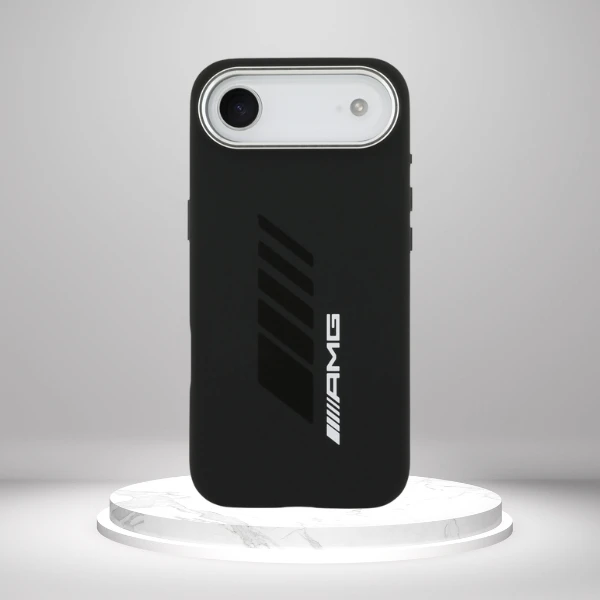 Mercedes AMG Silicone Oversize Rhombs MagSafe Dėklas skirtas Apple iPhone Air juodos spalvos aprašymas - Prekės nuotrauka