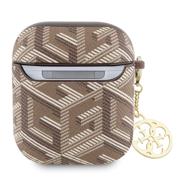 Apple AirPods ausinių dėklas Guess GCube Charm (GUA2PGCE4CW) ruda aprašymas - Prekės nuotrauka Apple AirPods ausinių dėklas Guess GCube Charm (GUA2PGCE4CW) ruda aprašymas - Prekės nuotrauka