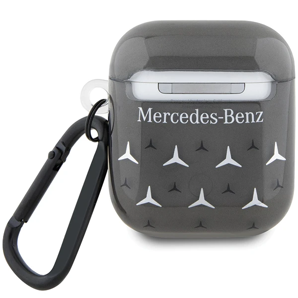 Mercedes Benz Apple AirPods Pro 1 / 2 Mercedes Cover Large Star Pattern (MEA28DPMGS) ausinių dėklas juodos spalvos aprašymas - Prekės nuotrauka Mercedes Benz Apple AirPods Pro 1 / 2 Mercedes Cover Large Star Pattern (MEA28DPMGS) ausinių dėklas juodos spalvos aprašymas - Prekės nuotrauka