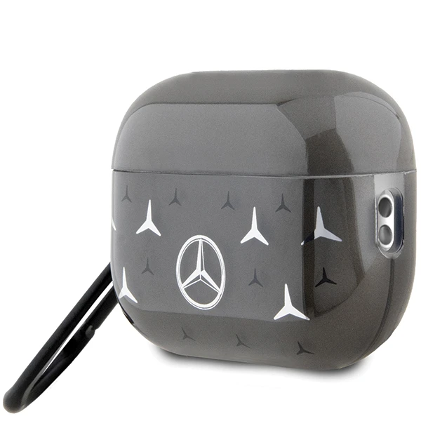 Mercedes Benz Apple AirPods Pro 2 Mercedes Cover Large Star Pattern (MEAP28DPMGS) ausinių dėklas juodos spalvos aprašymas - Prekės nuotrauka Mercedes Benz Apple AirPods Pro 2 Mercedes Cover Large Star Pattern (MEAP28DPMGS) ausinių dėklas juodos spalvos aprašymas - Prekės nuotrauka