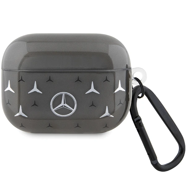 Mercedes Benz Apple AirPods Pro Mercedes Cover Large Star Pattern (MEAP8DPMGS) ausinių dėklas juodos spalvos aprašymas - Prekės nuotrauka Mercedes Benz Apple AirPods Pro Mercedes Cover Large Star Pattern (MEAP8DPMGS) ausinių dėklas juodos spalvos aprašymas - Prekės nuotrauka