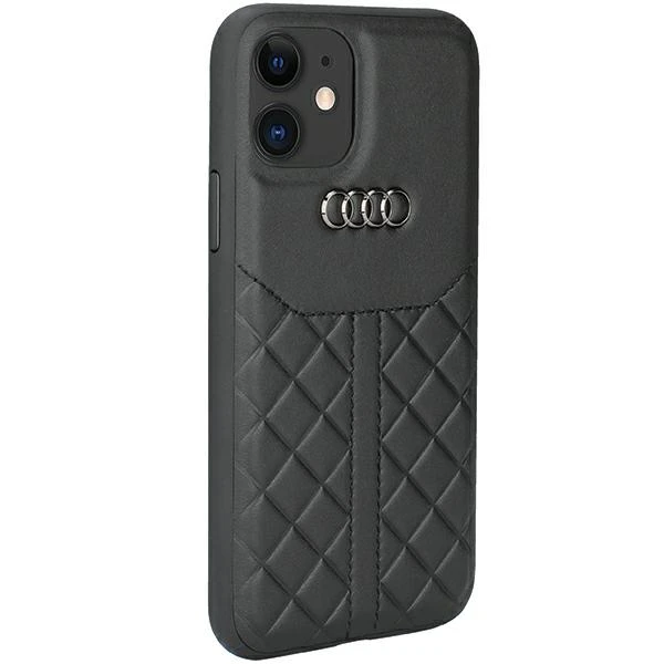 Apple iPhone 11 Audi Genuine odinis dėklas (AU-TPUPCIP11R-Q8/D1-BK) juodos spalvos aprašymas - Prekės nuotrauka Apple iPhone 11 Audi Genuine odinis dėklas (AU-TPUPCIP11R-Q8/D1-BK) juodos spalvos aprašymas - Prekės nuotrauka