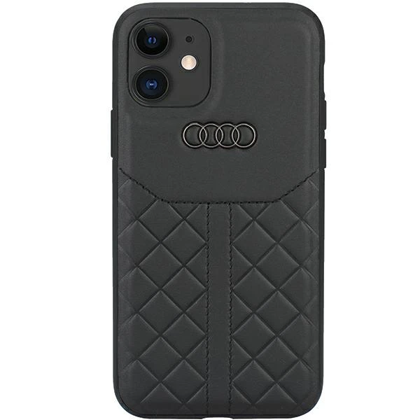 Apple iPhone 11 Audi Genuine odinis dėklas (AU-TPUPCIP11R-Q8/D1-BK) juodos spalvos aprašymas - Prekės nuotrauka Apple iPhone 11 Audi Genuine odinis dėklas (AU-TPUPCIP11R-Q8/D1-BK) juodos spalvos aprašymas - Prekės nuotrauka