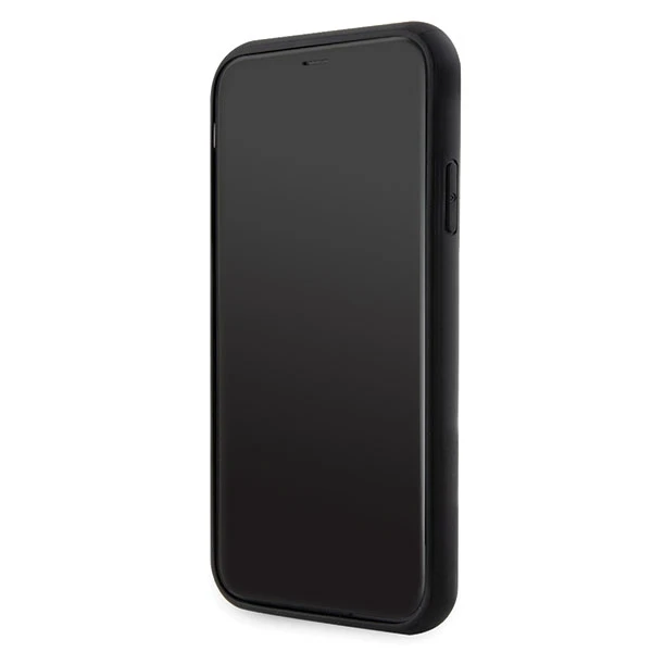 Apple iPhone 11 Karl Lagerfeld dėklas Glitter Choupette Patch (KLHCN61G2CPS) sidabrinės spalvos aprašymas - Prekės nuotrauka