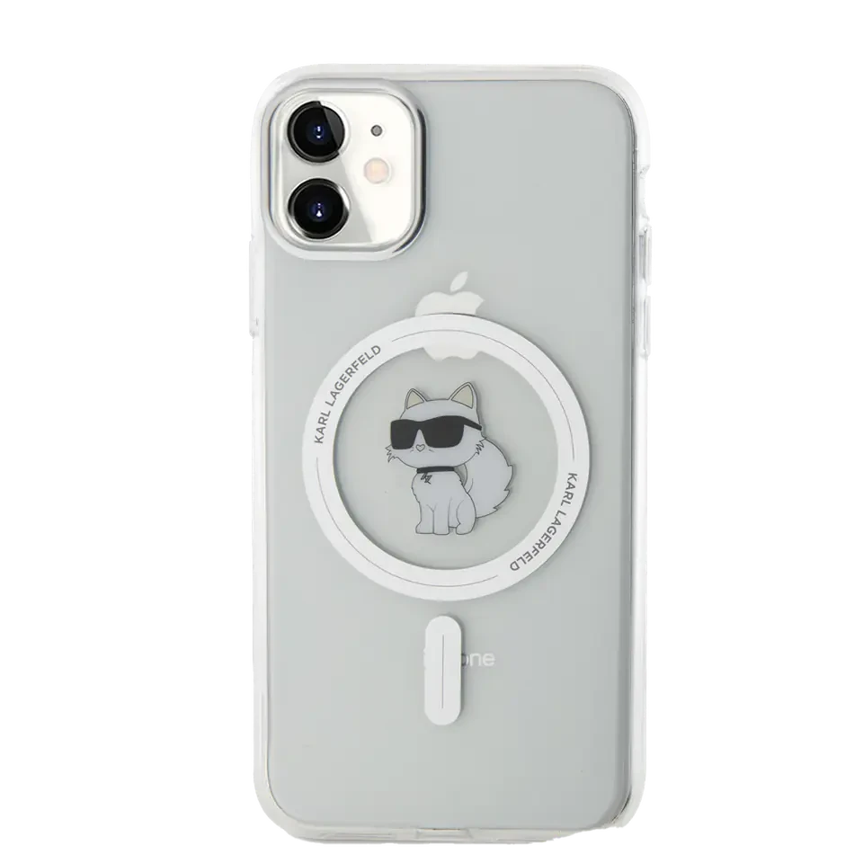 Apple iPhone 11 Karl Lagerfeld dėklas IML Choupette MagSafe (KLHMN61HFCCNOT) skaidrus aprašymas - Prekės nuotrauka Apple iPhone 11 Karl Lagerfeld dėklas IML Choupette MagSafe (KLHMN61HFCCNOT) skaidrus aprašymas - Prekės nuotrauka