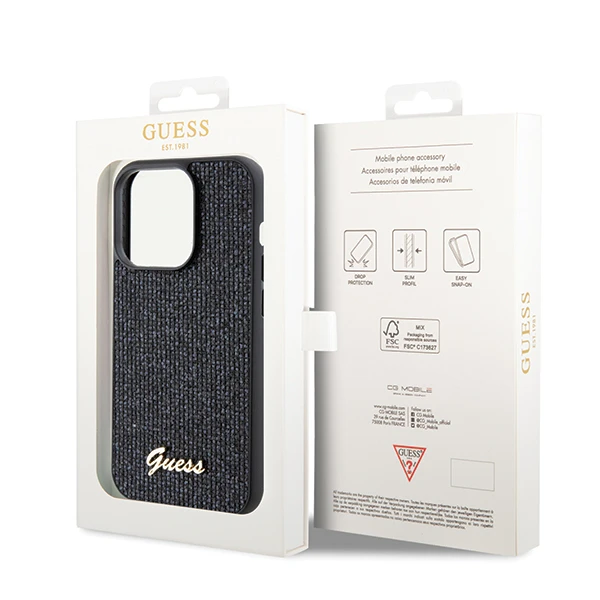 Apple iPhone 11 / XR Guess dėklas Disco Metal Script (GUHCN61PMSDGSK) juodos spalvos aprašymas - Prekės nuotrauka Apple iPhone 11 / XR Guess dėklas Disco Metal Script (GUHCN61PMSDGSK) juodos spalvos aprašymas - Prekės nuotrauka
