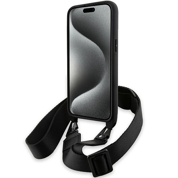 Apple iPhone 15 Plus / 14 Plus BMW dėklas M Edition Carbon Stripe & Strap (BMHCP15M23PSCCK) juodos spalvos aprašymas - Prekės nuotrauka Apple iPhone 15 Plus / 14 Plus BMW dėklas M Edition Carbon Stripe & Strap (BMHCP15M23PSCCK) juodos spalvos aprašymas - Prekės nuotrauka