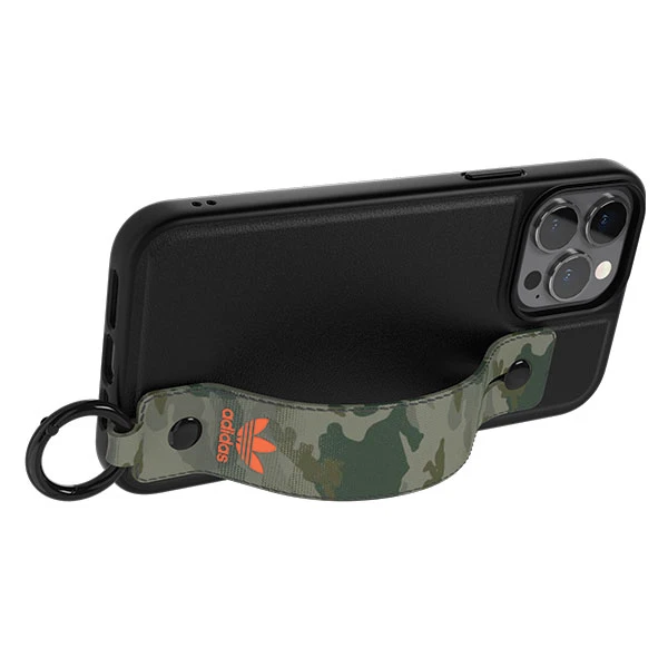 Apple iPhone 13 Pro Adidas OR Hand Strap dėklas (47111) juodos spalvos aprašymas - Prekės nuotrauka