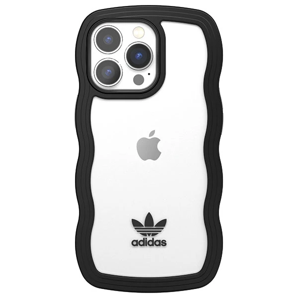 Apple iPhone 13 Pro Adidas OR Wavy dėklas juodos spalvos (51900) skaidrus aprašymas - Prekės nuotrauka Apple iPhone 13 Pro Adidas OR Wavy dėklas juodos spalvos (51900) skaidrus aprašymas - Prekės nuotrauka