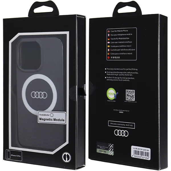 Dėklas Apple iPhone 13 Pro Audi IML Big Logo MagSafe (AU-IMLMIP13P-Q5/D2-BK) juodos spalvos aprašymas - Prekės nuotrauka Dėklas Apple iPhone 13 Pro Audi IML Big Logo MagSafe (AU-IMLMIP13P-Q5/D2-BK) juodos spalvos aprašymas - Prekės nuotrauka