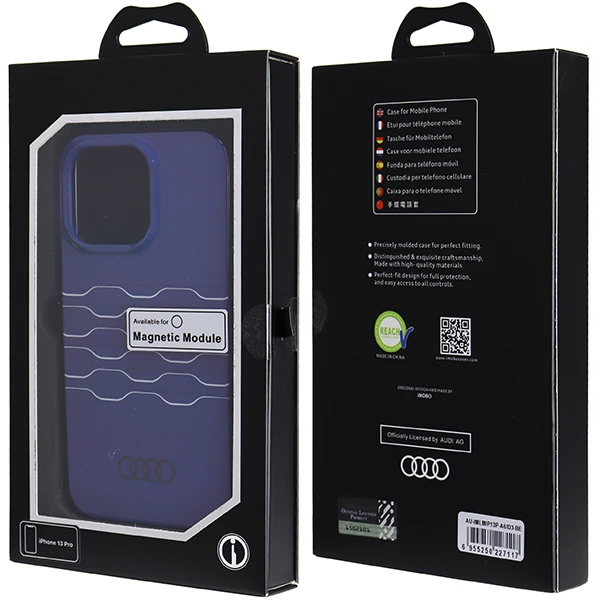 Dėklas Apple iPhone 13 Pro Audi IML MagSafe (AU-IMLMIP13P-A6/D3-BE) mėlynos spalvos aprašymas - Prekės nuotrauka Dėklas Apple iPhone 13 Pro Audi IML MagSafe (AU-IMLMIP13P-A6/D3-BE) mėlynos spalvos aprašymas - Prekės nuotrauka