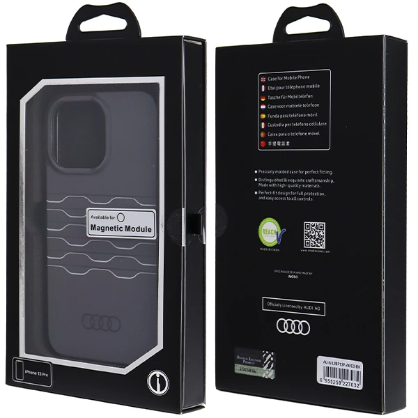Dėklas Apple iPhone 13 Pro Audi IML MagSafe (AU-IMLMIP13P-A6/D3-BK) juodos spalvos aprašymas - Prekės nuotrauka Dėklas Apple iPhone 13 Pro Audi IML MagSafe (AU-IMLMIP13P-A6/D3-BK) juodos spalvos aprašymas - Prekės nuotrauka