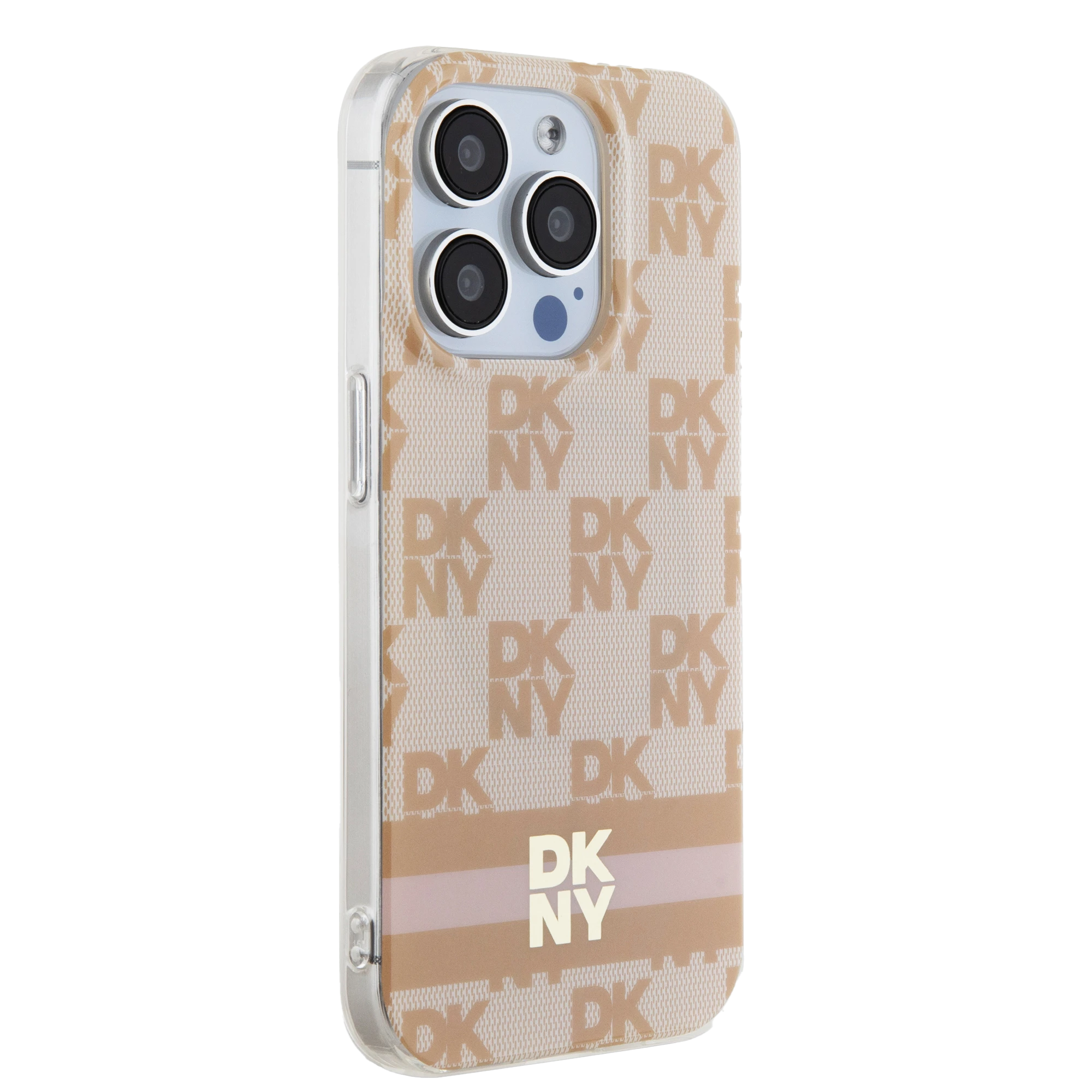 Apple iPhone 13 Pro DKNY dėklas IML Checkered Mono Pattern & Printed Stripes MagSafe (DKHMP13LHCPTSP) rožinės spalvos aprašymas - Prekės nuotrauka Apple iPhone 13 Pro DKNY dėklas IML Checkered Mono Pattern & Printed Stripes MagSafe (DKHMP13LHCPTSP) rožinės spalvos aprašymas - Prekės nuotrauka
