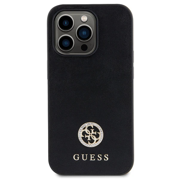 Dėklas Apple iPhone 13 Pro Guess 4G Strass Metal Logo (GUHCP13LPS4DGPK) juodos spalvos aprašymas - Prekės nuotrauka Dėklas Apple iPhone 13 Pro Guess 4G Strass Metal Logo (GUHCP13LPS4DGPK) juodos spalvos aprašymas - Prekės nuotrauka