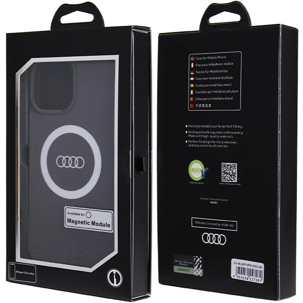 Dėklas Apple iPhone 13 Pro Max Audi IML Big Logo MagSafe (AU-IMLMIP13PM-Q5/D2-BK) juodos spalvos aprašymas - Prekės nuotrauka Dėklas Apple iPhone 13 Pro Max Audi IML Big Logo MagSafe (AU-IMLMIP13PM-Q5/D2-BK) juodos spalvos aprašymas - Prekės nuotrauka