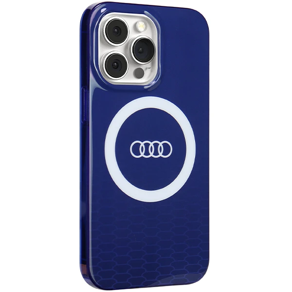 Dėklas Apple iPhone 13 Pro Max Audi IML Big Logo MagSafe (AU-IMLMIP13PM-Q5/D2-BE) mėlynos spalvos aprašymas - Prekės nuotrauka