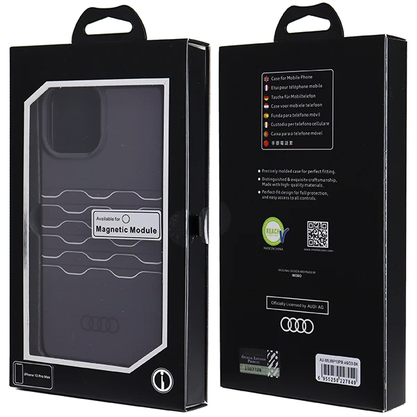 Dėklas Apple iPhone 13 Pro Max Audi IML MagSafe (AU-IMLMIP13PM-A6/D3-BK) juodos spalvos aprašymas - Prekės nuotrauka Dėklas Apple iPhone 13 Pro Max Audi IML MagSafe (AU-IMLMIP13PM-A6/D3-BK) juodos spalvos aprašymas - Prekės nuotrauka