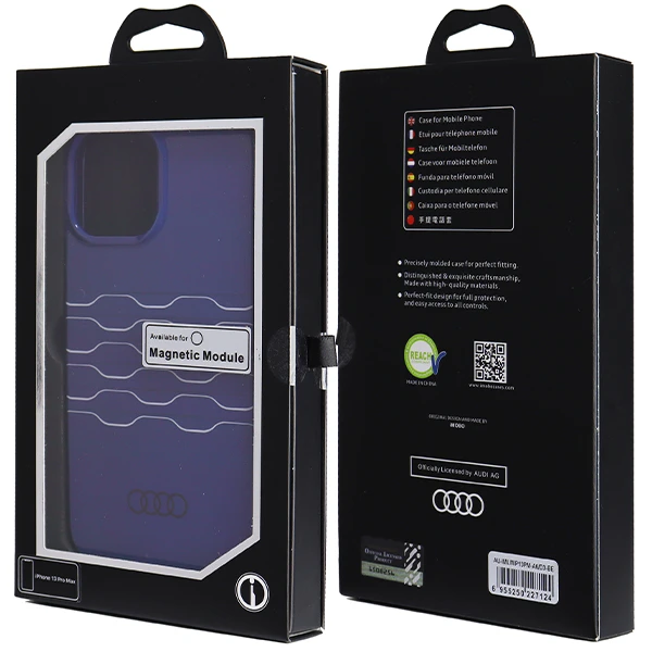 Dėklas Apple iPhone 13 Pro Max Audi IML MagSafe (AU-IMLMIP13PM-A6/D3-BE) mėlynos spalvos aprašymas - Prekės nuotrauka Dėklas Apple iPhone 13 Pro Max Audi IML MagSafe (AU-IMLMIP13PM-A6/D3-BE) mėlynos spalvos aprašymas - Prekės nuotrauka