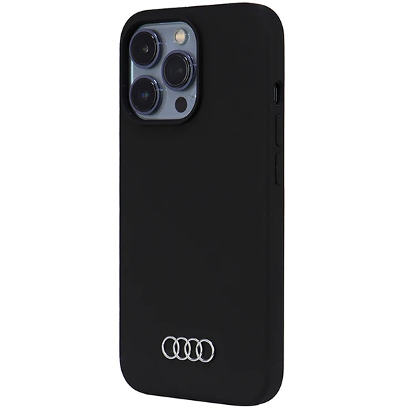 Apple iPhone 13 Pro Max Audi silikoninis dėklas (AU-LSRIP13PM-Q3/D1-BK) juodos spalvos aprašymas - Prekės nuotrauka Apple iPhone 13 Pro Max Audi silikoninis dėklas (AU-LSRIP13PM-Q3/D1-BK) juodos spalvos aprašymas - Prekės nuotrauka