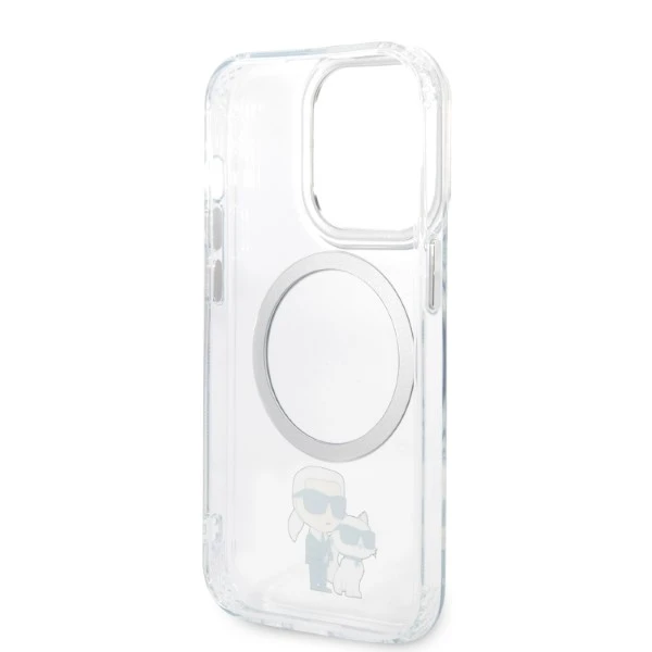 Apple iPhone 13 Pro Max Karl Lagerfeld dėklas Iconic Karl&Choupette Magsafe (KKLHMP13XHNKCIT) skaidrus aprašymas - Prekės nuotrauka Apple iPhone 13 Pro Max Karl Lagerfeld dėklas Iconic Karl&Choupette Magsafe (KKLHMP13XHNKCIT) skaidrus aprašymas - Prekės nuotrauka