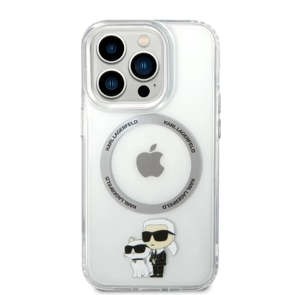 Apple iPhone 13 Pro Max Karl Lagerfeld dėklas Iconic Karl&Choupette Magsafe (KKLHMP13XHNKCIT) skaidrus aprašymas - Prekės nuotrauka Apple iPhone 13 Pro Max Karl Lagerfeld dėklas Iconic Karl&Choupette Magsafe (KKLHMP13XHNKCIT) skaidrus aprašymas - Prekės nuotrauka